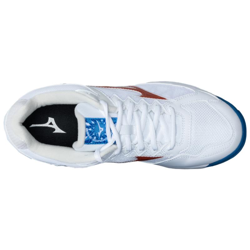 Mizuno Wave Supersonic Cn 'White Blue Red' Sneakers V1GA216125