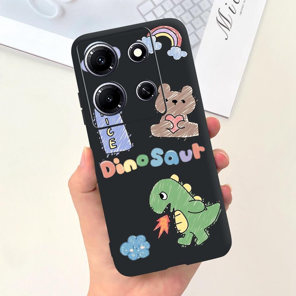 For Infinix Note 30i Note 30 Pro 30 vip Note30 4G 5G Phone Cover Moon Night Cartoon Cool Style Soft Silicone For Note30i Bumper