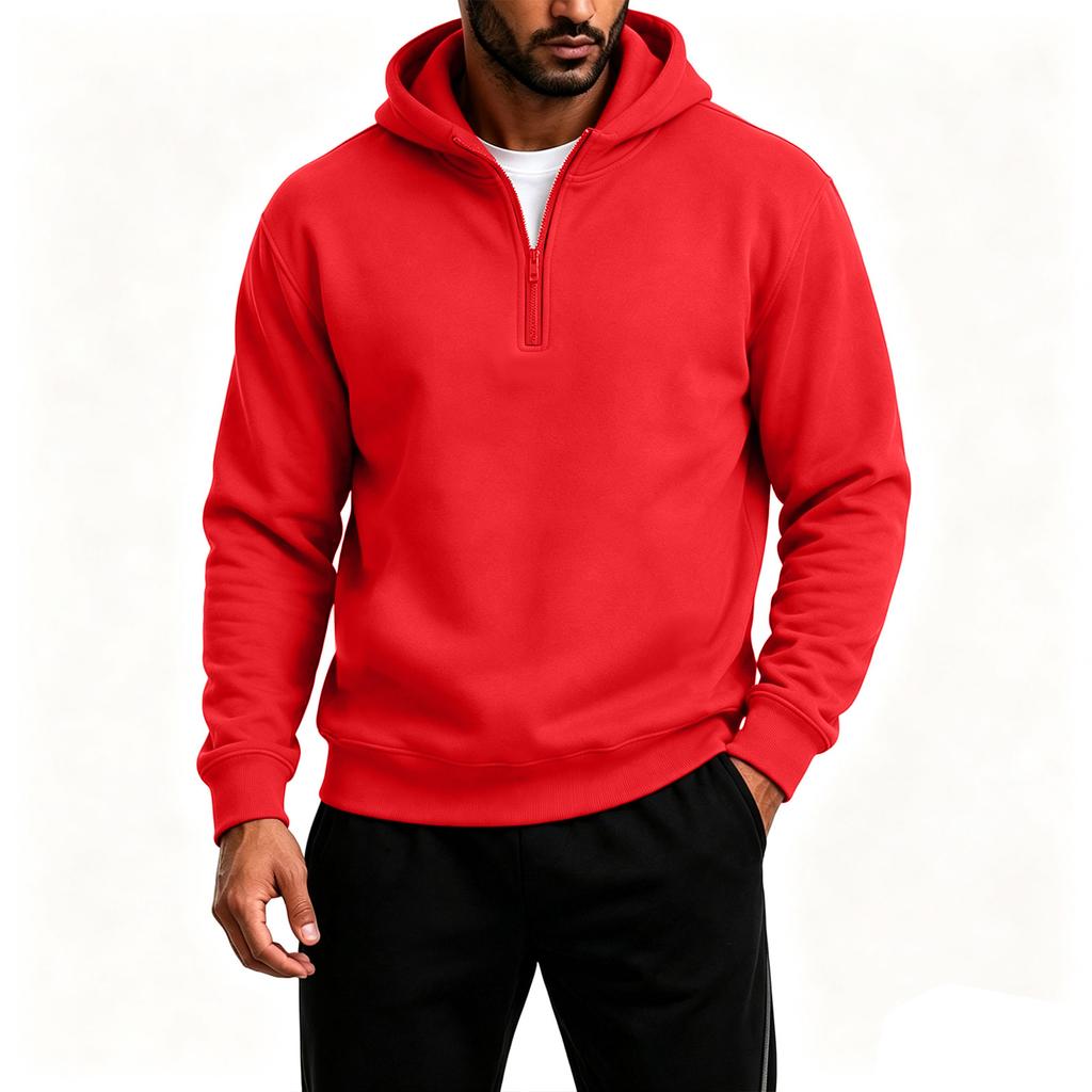 Herren Kapuzenpullover Langarm Pullover Freizeit Farbiger Sweatshirt