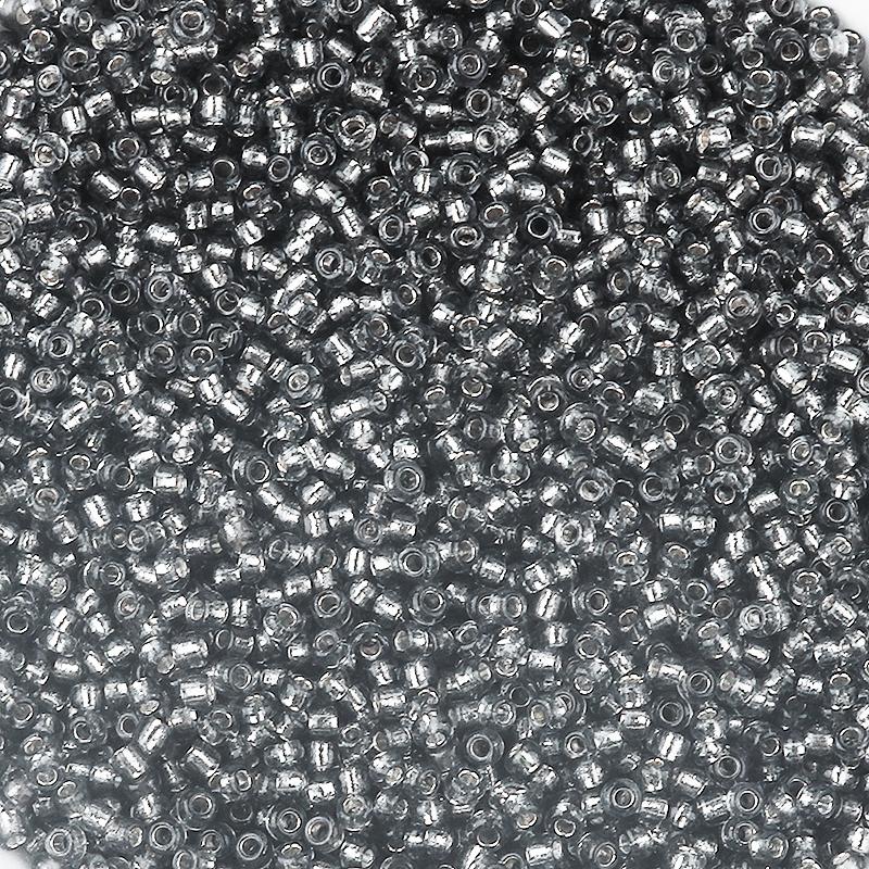 10/50g Czech Glass Seed Beads Inner Silver Loose Spacer Rice Beads For Jewelry Making Colorful Round Bead DIY Earrings Bracelet