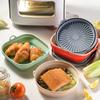 Air Fryer Silicone Basket Pot Square Foldable Airfryer Oven Baking Tray Mold Liner Reusable Oil-Free Kitchen Cooking Accessories