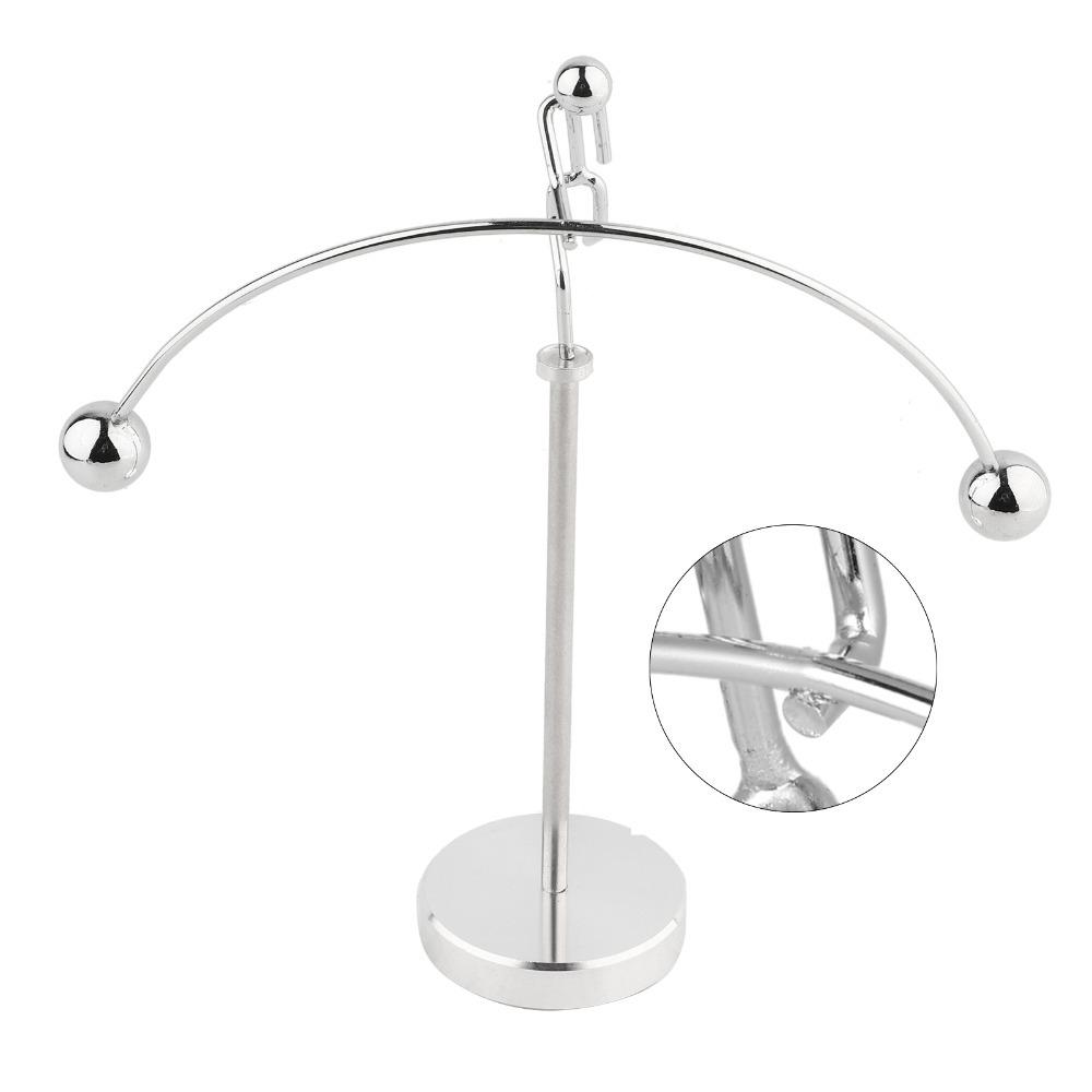 3pcs Dynamic Balancing Metal Balance Sculpture Metal Iron Swing Pendulum  Desk Decor