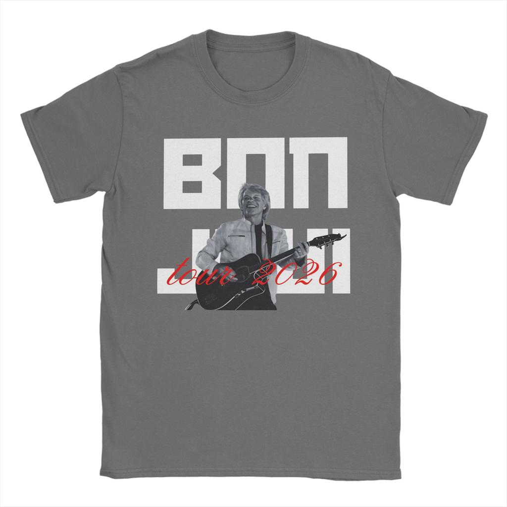 Bons Jovis Tour 2026 Tee Shirt for Men Women Print T Shirts Cotton Clothes