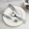 3-in-1 camping tableware stainless steel retro fruit knife and fork meal spoon travel picnic portable
