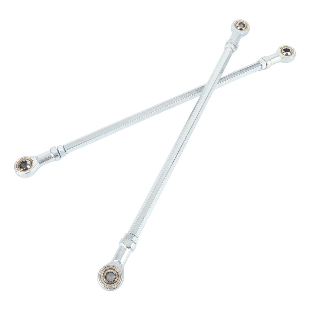 Adjustable Steering Tie Rod Kit with End High Hardness Steel Alloy For Racing Go Kart Fun Cart ATV Quad