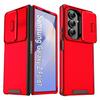 case for Samsung Z FOLD 7 6 5 4 Skin protection cover to prevent falls plain full coverage Two in one sliding window Shock Proof