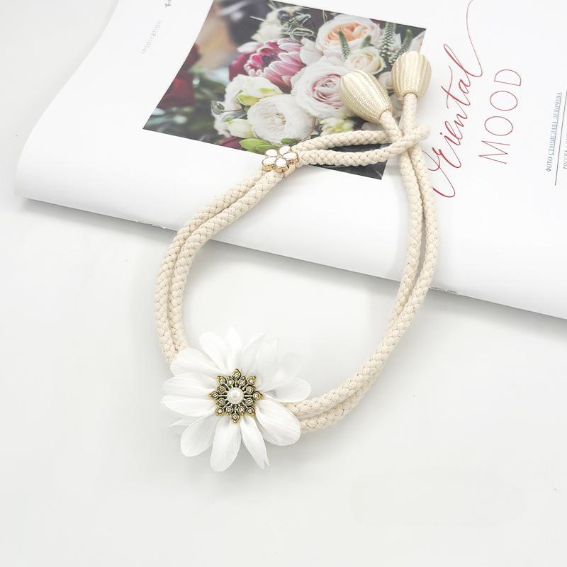 Creative Flower Curtain Binding Tape Adjustable Gauze Curtain Binding Tape, Binding Rope Curtain Decoration