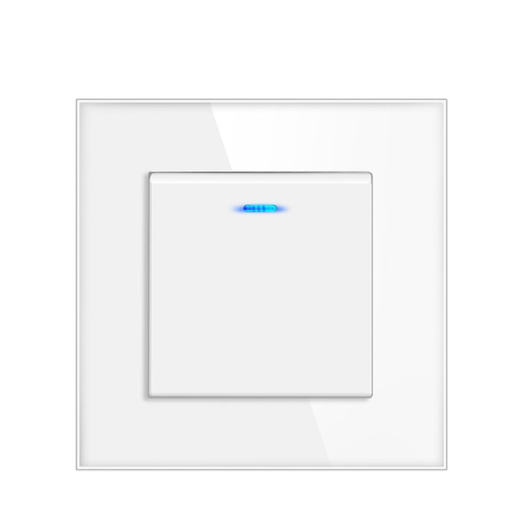 82 Tip Duvar Temperli Cam Panel Gizli Tek Kontrol
