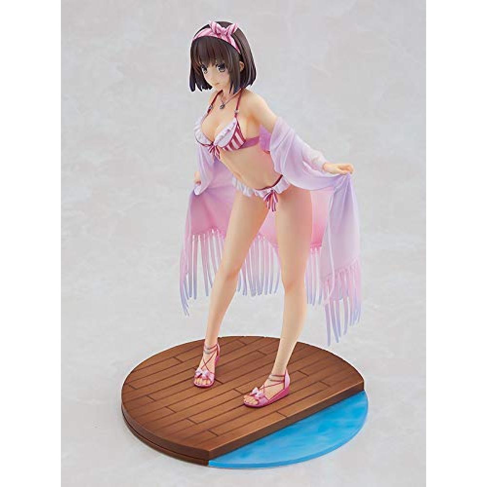 Saekano: Cum să crești o prietenă plictisitoare Megumi Kato Fantasia Bunko Ziua Recunoștinței Versiune 2017. Figurină finisată vopsită la scară 17 ABS&PVC