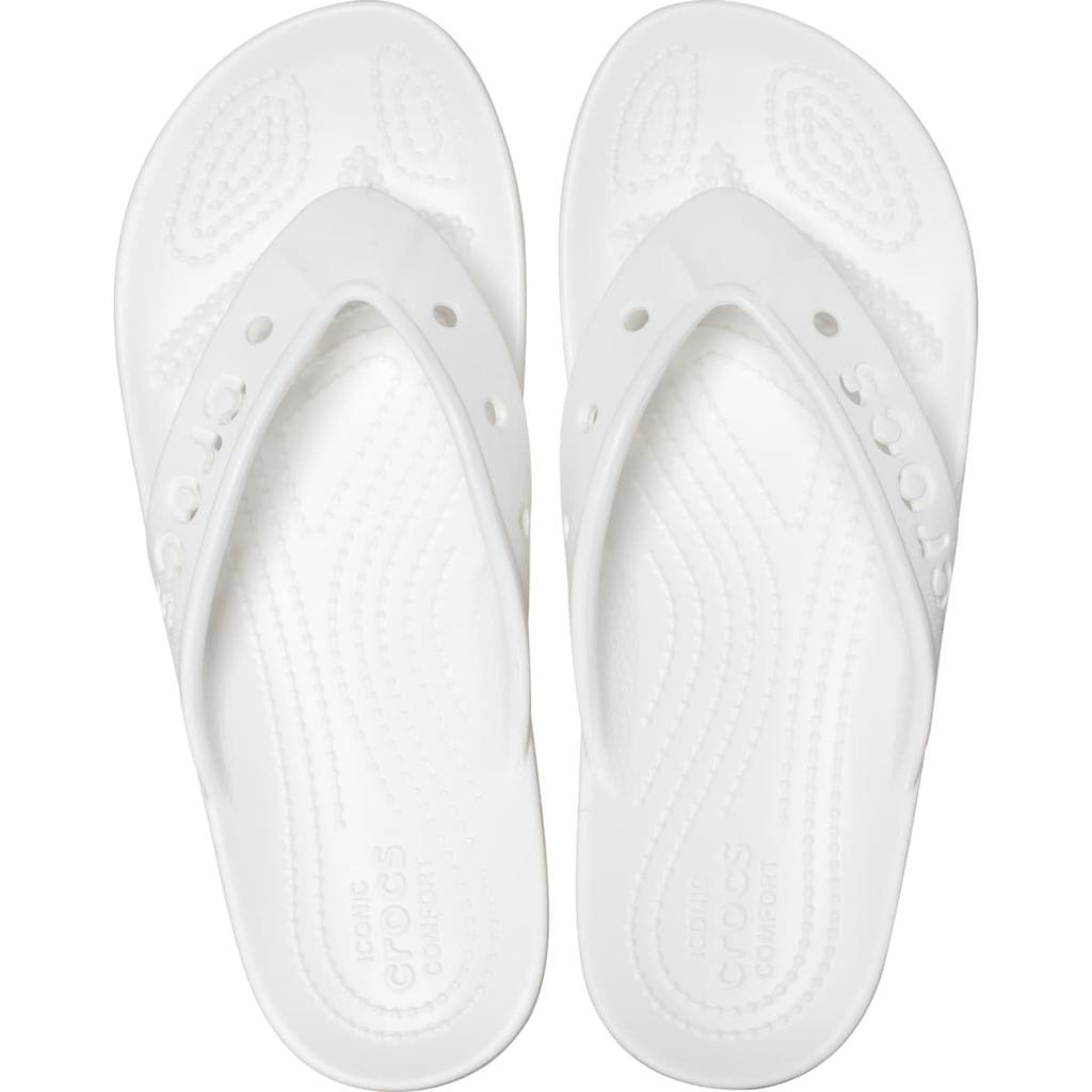 Crocs Baya Divisible Flip 23cm Sandals, Unisex, White,