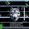 2D Flat Wolf Car Vent Clip Decorative Diffuser (fragrance Not Included), Car Interior Decoration, Aromatherapy Clip, Ideal for Holiday Gifts
