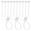 250Pcs Nylon Cord Label Ties Writable Cable Marker Tags Zip Ties 25x150mm Wire Organizer Straps for Offices Cable Label Tags