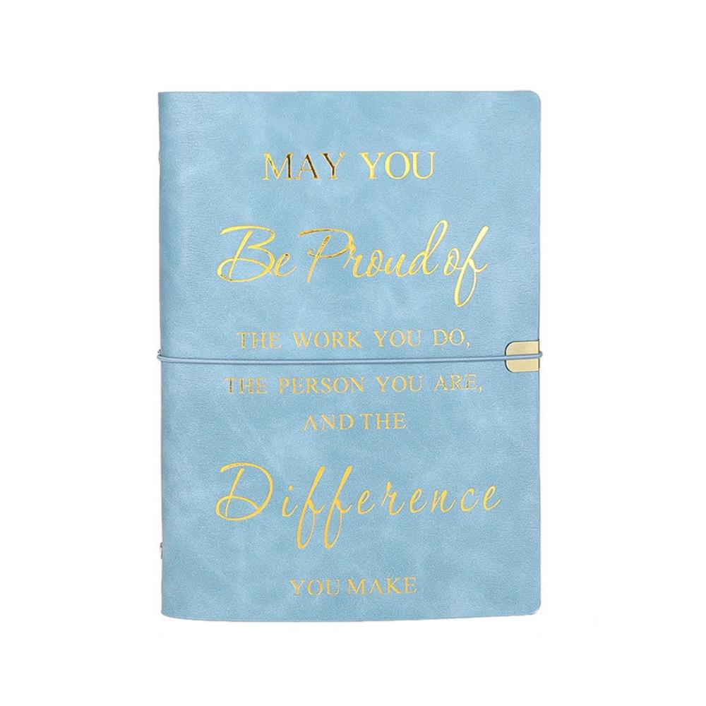 

English A5 English Notepad 80 Sheets Handbook Agenda Book Loose-leaf Notebook Stationery светло-синий