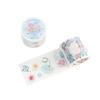 Xin's Lover Hot Stamping Silver Washi Tape - Glassy Dream Series Decorative Stickers (4 Styles)