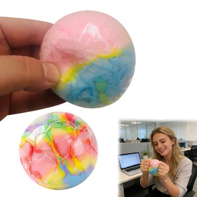 Crisp Stress Ball Handmade Stress Relief Slow Rising Ball Sensory Fidget Toy Portable