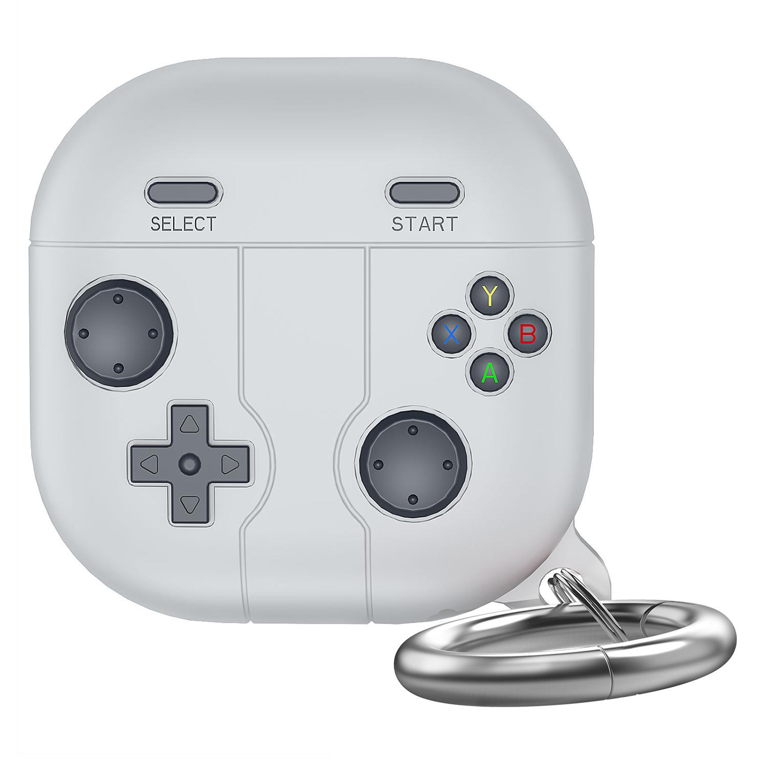 

AHASTYLE LC13 Earbuds Case For Samsung Galaxy Buds Pro/Buds Live/Buds2/Buds2 Pro/Buds FE,Gaming Design Silicone Cover Grey