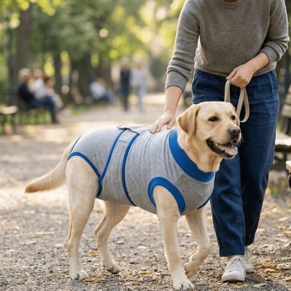 Breathable Dog Sterilization Clothes Soft Pet Anti-Licking Suit Dog Overalls  Daily Wear