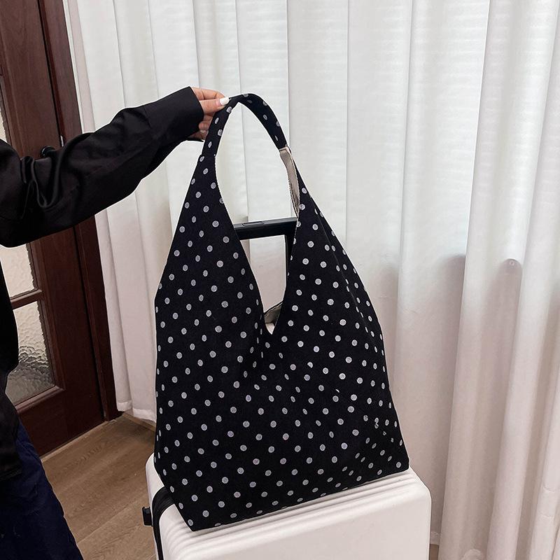 Women Canvas Shoulder Tote Bag for Woman 2026 New in Fashi Large Ladies Hand Bags University Student Bookbag Handbags Travel чёрный