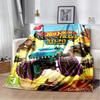 2025 Nuova Nuova Coperta in Flanella Cartone Animato Auto da Corsa H-Hot Wheels, Morbida Coperta Plaid per Casa Camera da Letto Letto Divano Coperta da Viaggio Regalo per Bambini
