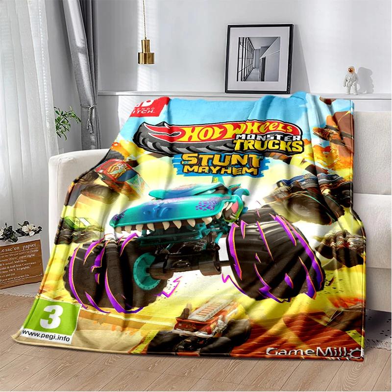 

2025 Новий новий H-Hot Wheels Мультяшна Фланелева Ковдра, М яка Плед для Дому Спальні Ліжка Дивана Покривало для Подорожей Дитячий Подарунок 130x150cm