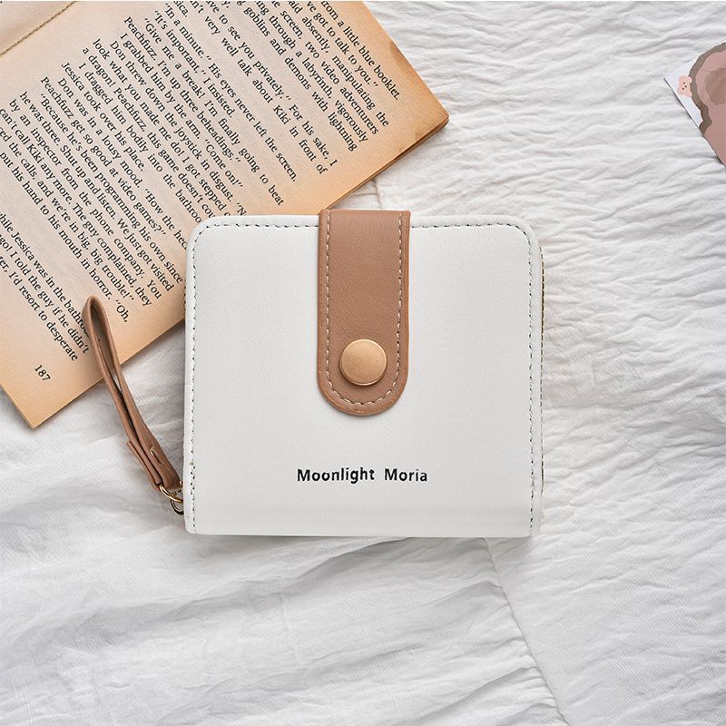 Cute Girls Wallet With Lock Closure Pu Material For Daily Use