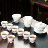 Company Activities Business Gifts Suet Jade Porcelain Kung Fu Tea Set Household Gift
