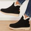 Winter Warm Ankle Boot Outdoor Thick-soled Non-slip Casual Cotton Footwear for Women Thickened Plush Slip on Snow Boot Plus Size