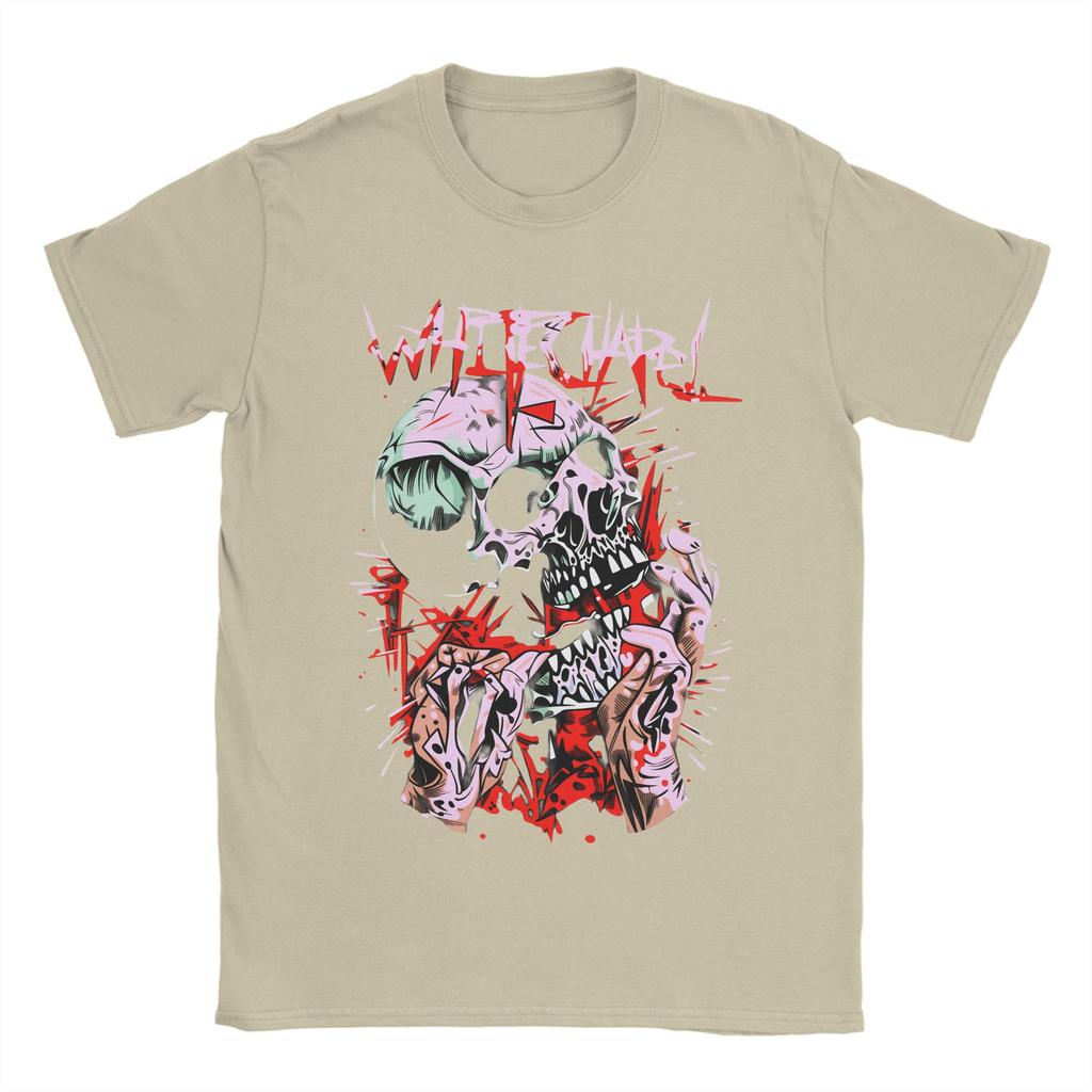 Unisex Rock Whitechapel Deathcore Band Art T Shirts Cotton Clothes Awesome Short Sleeve Round Neck Tees Original TShirt