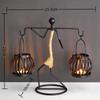Nordic Metal Candlestick Abstract Character Sculpture Candle Holder Decors Handmade Figurines Home Decoration Art Gifts Hot 2025