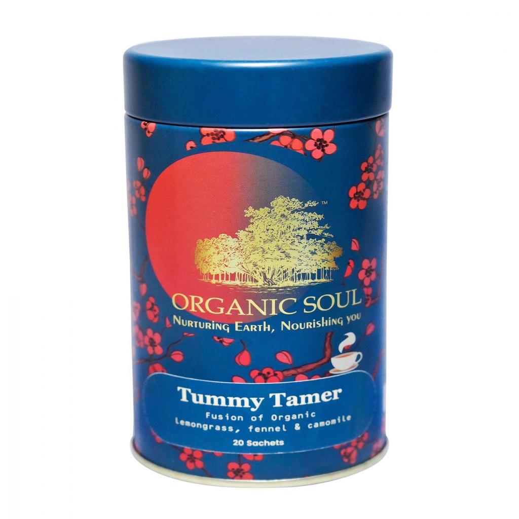 Čaj s bio citronovou trávou, fenyklem a heřmánkem (20 balení, 2g), Krotitel bříška, organická duše