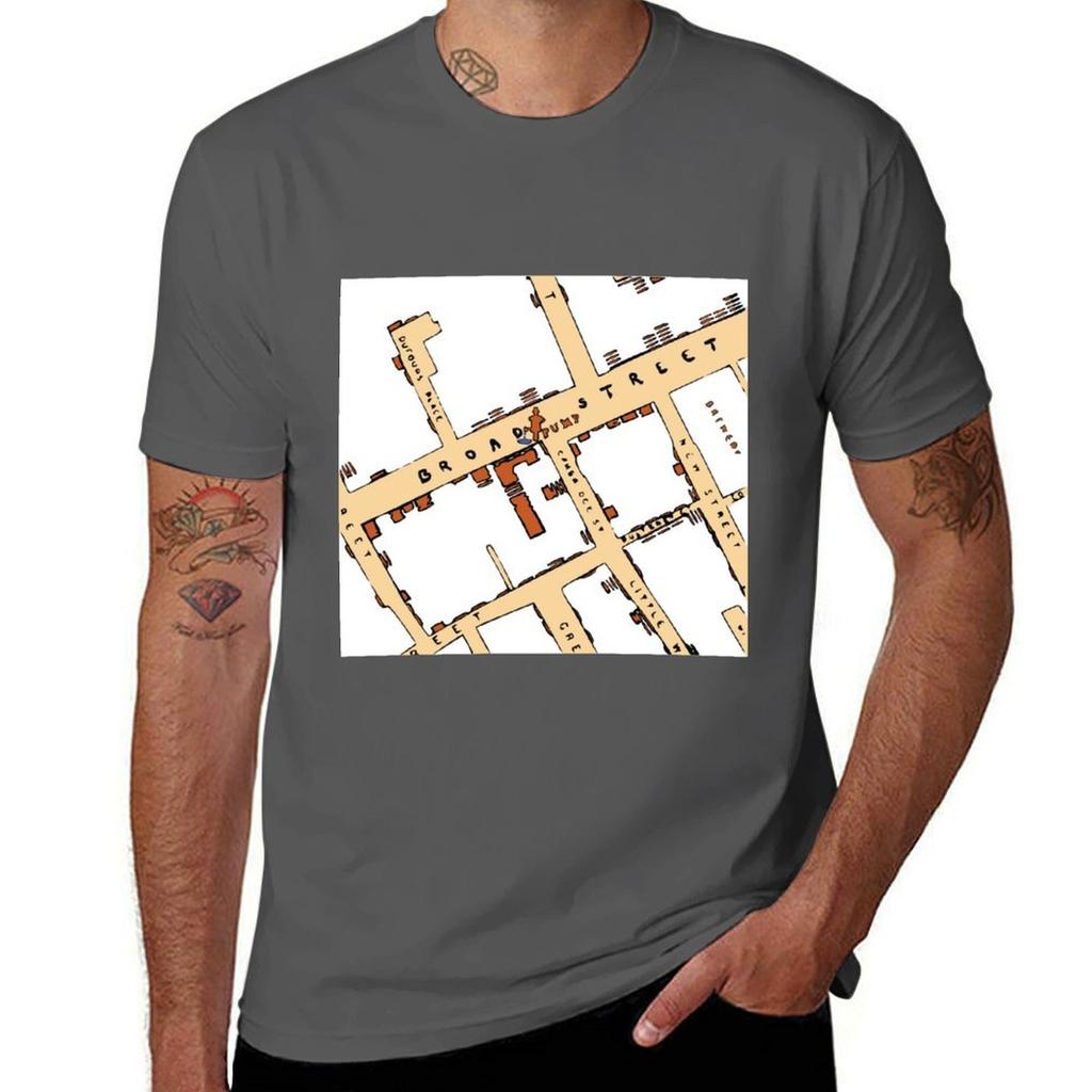 John Snow Cholera Map TShirt t shirt personalised essential t shirt TShirt