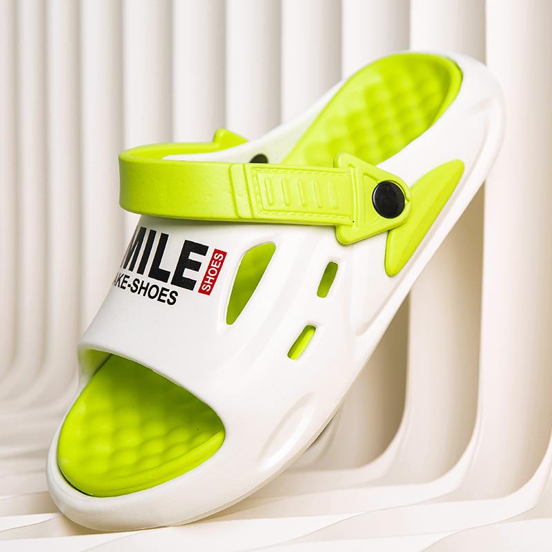 

Летние мужские сандалии для отдыха на природе, пляжные тапочки, удобные мягкие шлепанцы, мужские сабо, повседневная обувь, садовая обувь, мужские сандалии для отдыха на природе 40-41