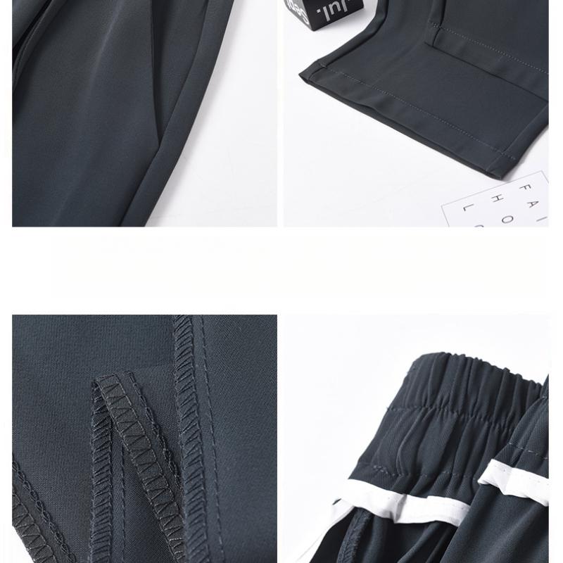 Black Suit Pants High-End Feel Draped New Spring and Autumn Chinese Style New Chinese Style Narrow Straight Wide-Leg Pants for Women