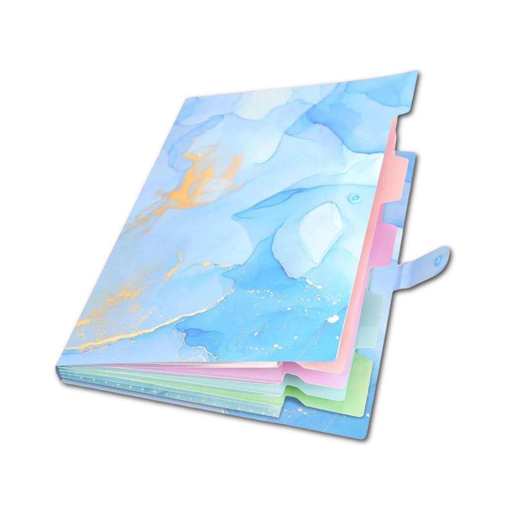 Corslet Expanding File Folder, Folders For Important Documents Organizer, Accordion File Organizer, Aesthetic Folders Fo