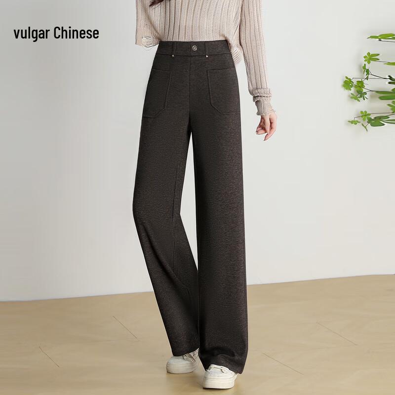 

Ronghua 2025 Women s High-Waist Straight Wide-Leg Casual Pants 4XL
