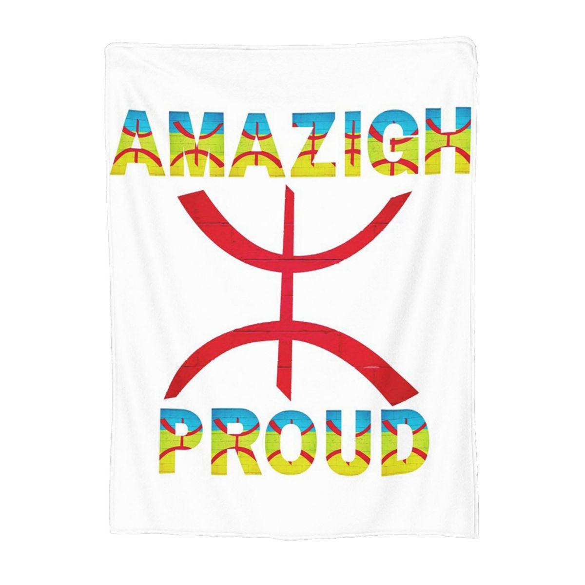 

Berber Flag With YAZ Amazigh Symbol Blankets Soft Warm Flannel Throw Blanket Bedspread for Living room Picnic Travel Home Sofa 80x120cm