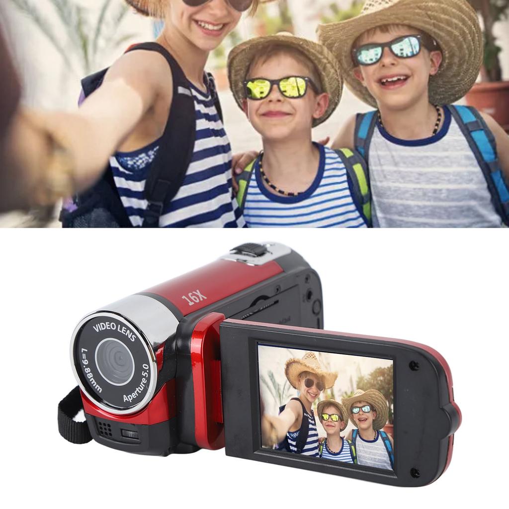 4K 48MP DV Camera 2.7in   Rotatable Screen 16x Digital Zoom Video Camera with USB Cable