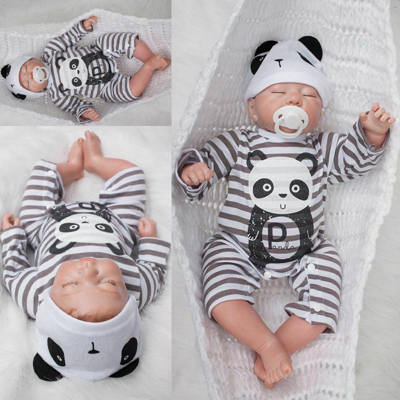 

Реалистичные куклы реборн 20 дюймов, мягкий силиконовый винил, ручная работа, реалистичная кукла-новорожденный