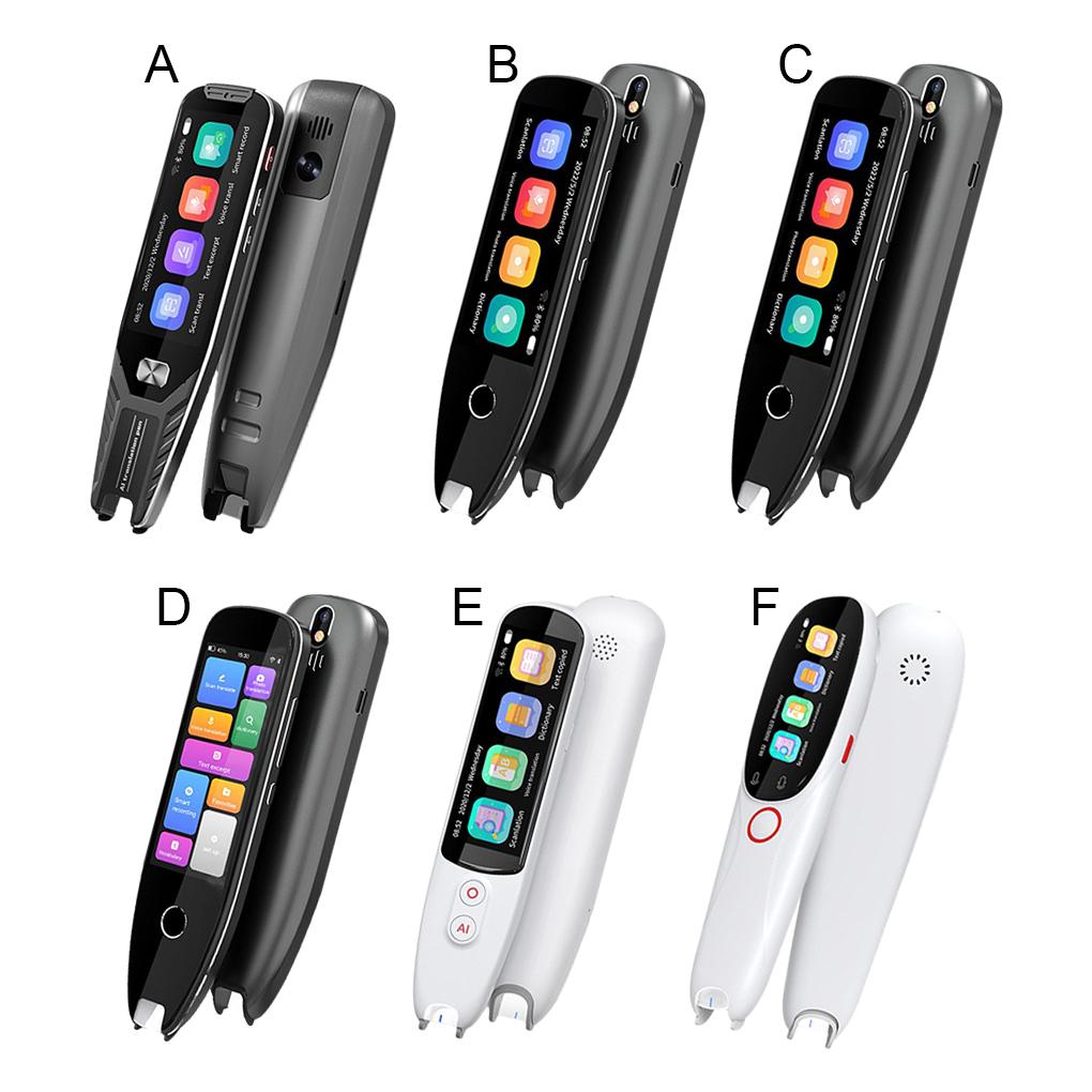 ABS Translation Pen Digital Battery Powered Screen Solid Color English Learning Translator Scanner Reader