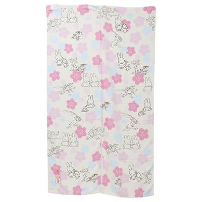 Marimo Craft Miffy X Choju Giga Curtain A, Approx. W850 X H1470mm DBC-293