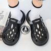 Hole shoes summer new bag head hole shoes large size outside wear thick-soled wading shoes