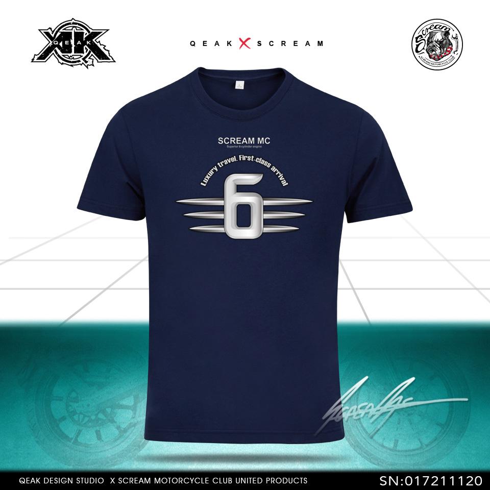 

Motorcycle Six Cylinder K1600 GTL Travel Motorcycle Male Spring Summer Short Sleeve T-shirt Large Size T-shirt High Quality and 4XL
