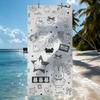 Cartoon M-Miffy Towel Quick Drying Beach Towels Are Suitable For Swimming Pools Camping Yoga And The Gym