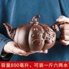 Yixing Purple Clay čajová konvice Velkokapacitní dýňová konvička Zhu Mud Ručně vyráběný filtrační čajník Čínský styl Purple Sand Tea Set 780ml