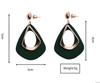 ES3222 Bohemia Earrings Statement Zircon Exaggerated Ethnic Hollow Out Geometric  Drop Earrings For Women Boho Style