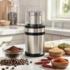 Electric Grinding with Detachable Cup Stainless Steel Wet and Dry Easy to Clean Blending for Home