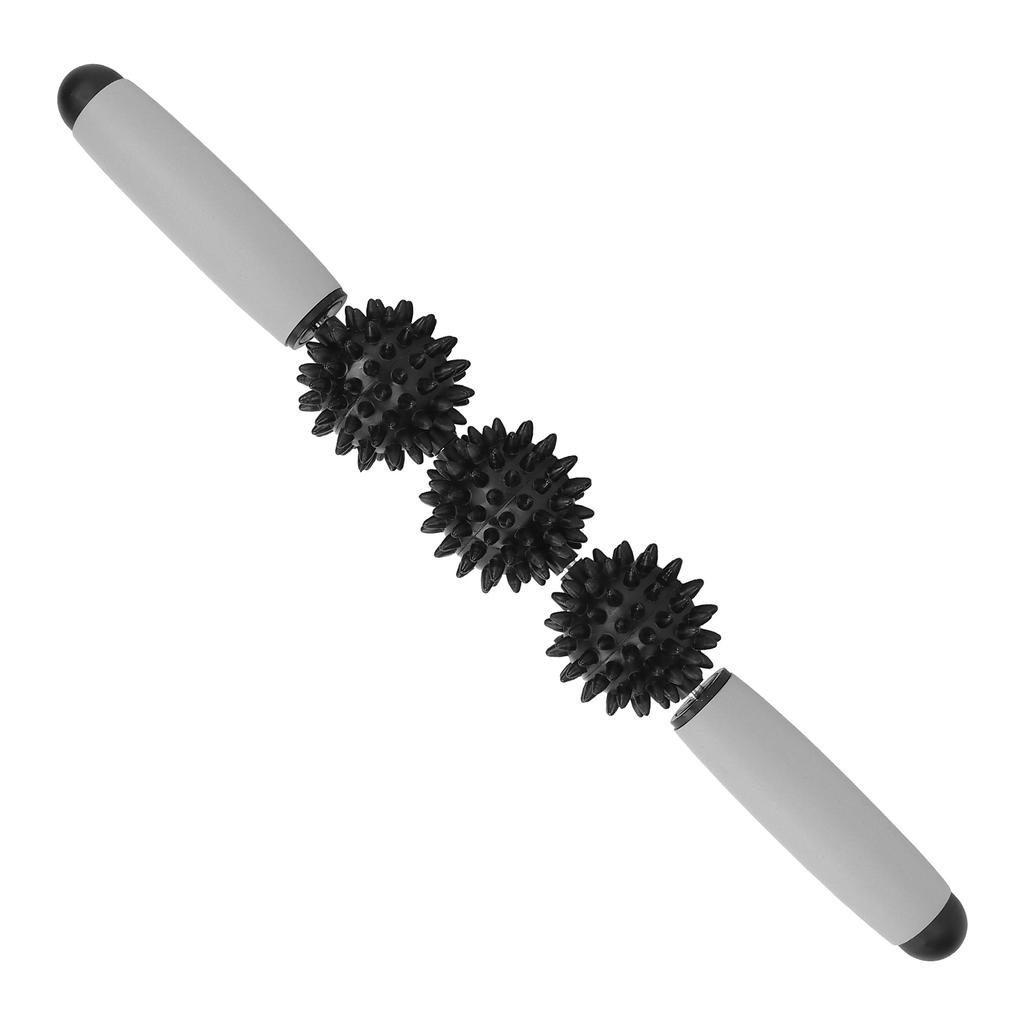 3 Balls Muscle Massage Roller   Stick Body Massage Relaxation Muscle Roller Stick