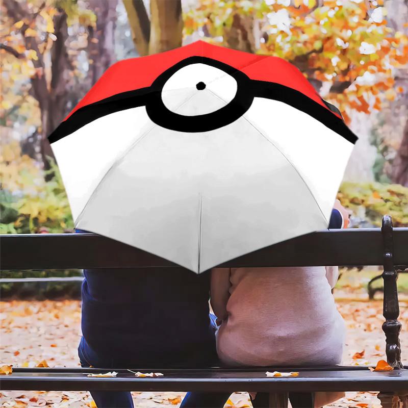 1 PC Automatic Folding Umbrella - Dragon Ball Z Logo Pattern Portable Foldable Design With 8 Ribs Christmas Birthday Gifts
