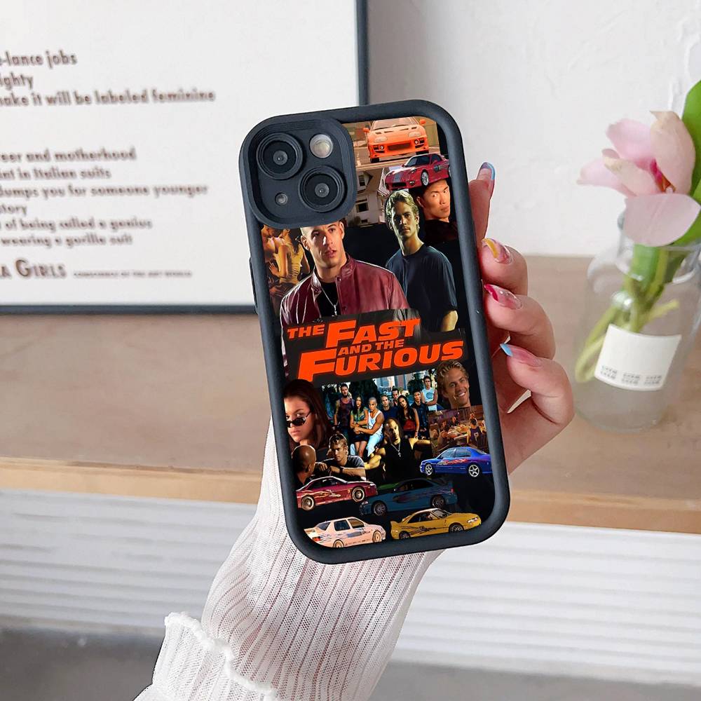 Action Movie Series Fast F-Furious Phone Case For IPhone 17 16 15 14 13 12 11 Pro Max Mini Plus Soft TPU Back Cover