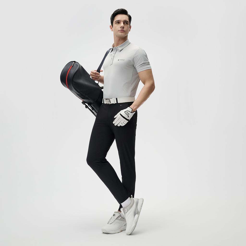 Fila Golf Business High-End Minimalist Sports Sun Protection Polo Shirt Men Polo Shirts Misty-Gray A11M435144FGY